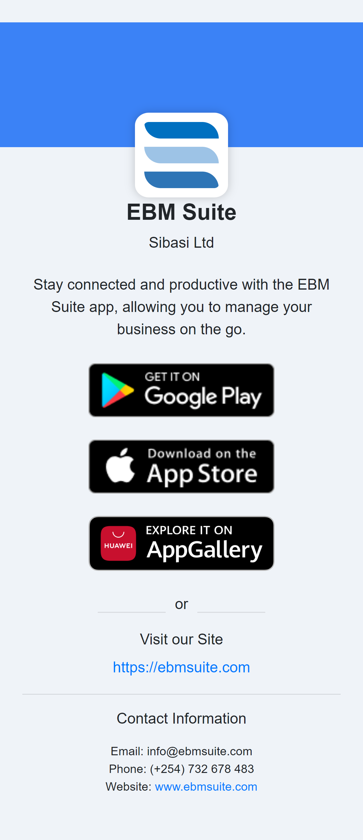 download ebm suite app