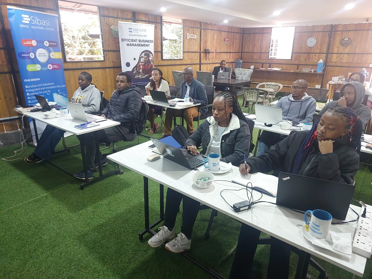 Trainees in class