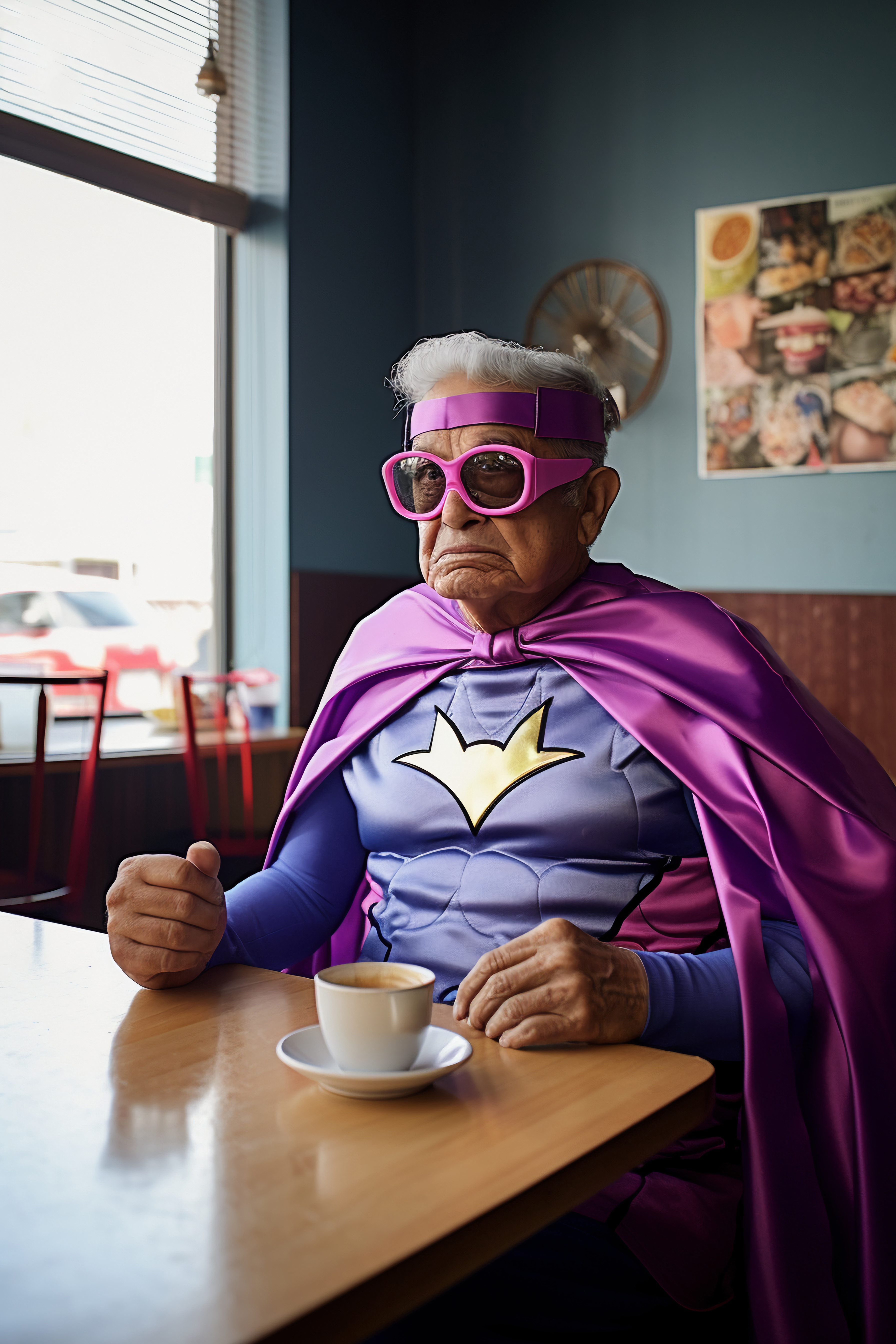 old super hero 