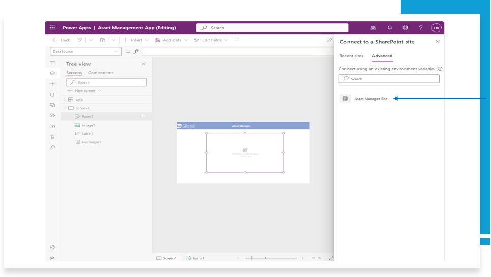 SharePoint site environment variable