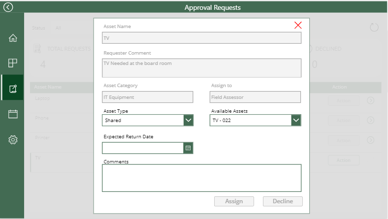 Asset tracking