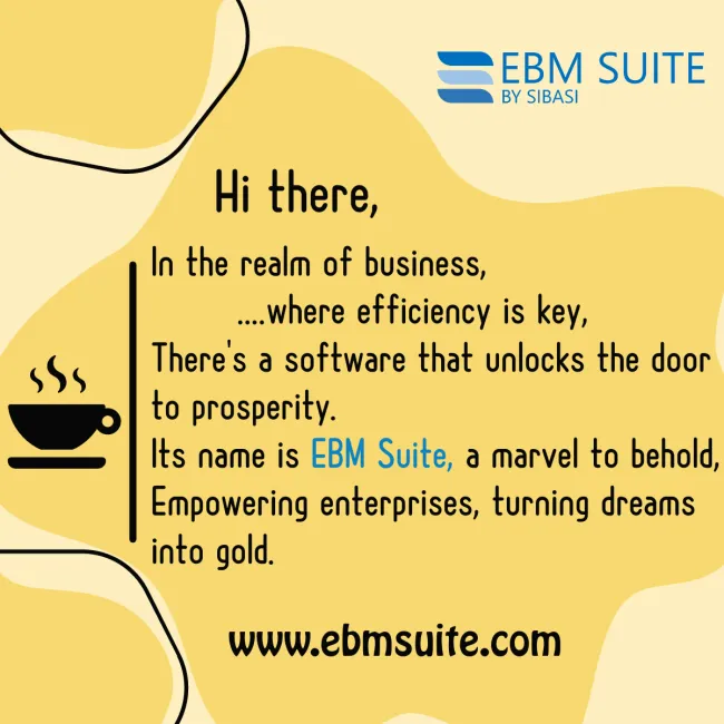 EBM Suite - The Introduction Poem