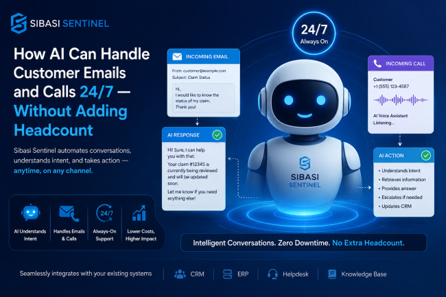 How AI Can Handle Customer Emails and Calls 24/7 - Without Adding Headcount
