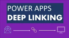 Power Apps Deep linking